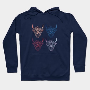 Highland Cows Graphic Hoodie